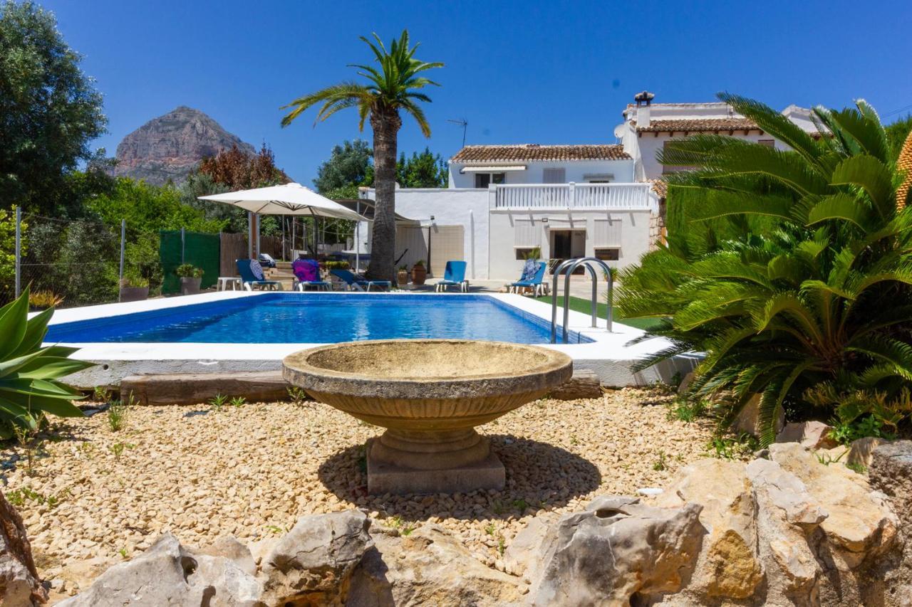Villa Rustica Con Piscina Privada Хавеа Экстерьер фото