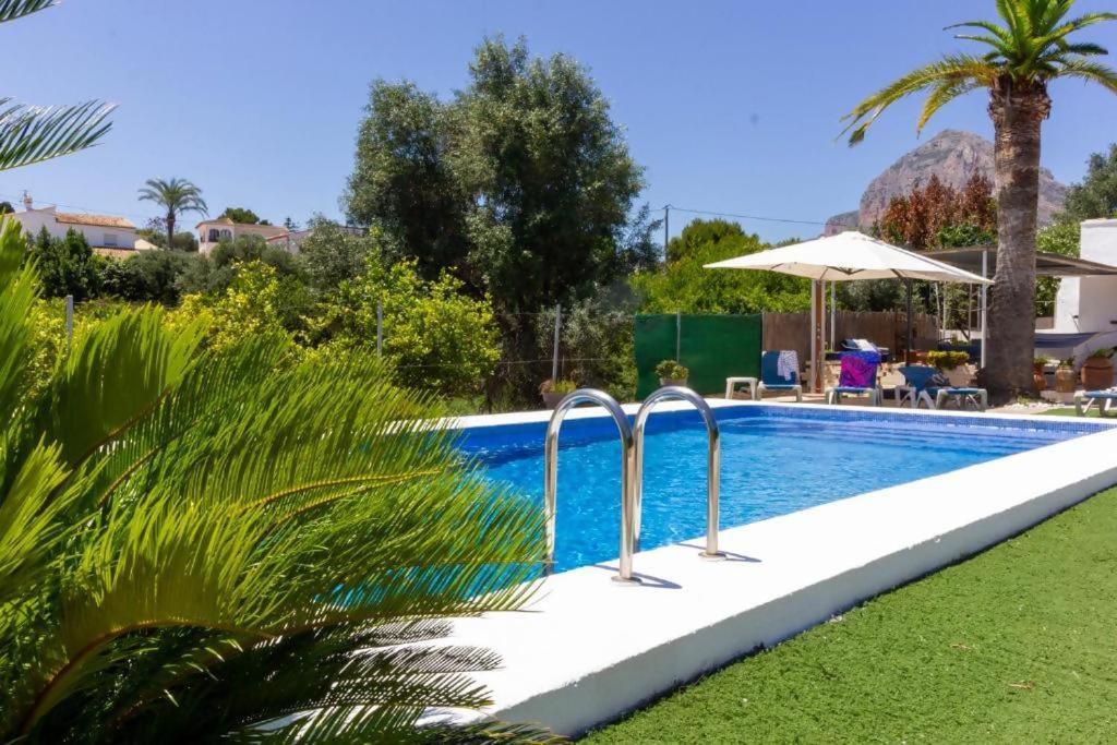 Villa Rustica Con Piscina Privada Хавеа Экстерьер фото