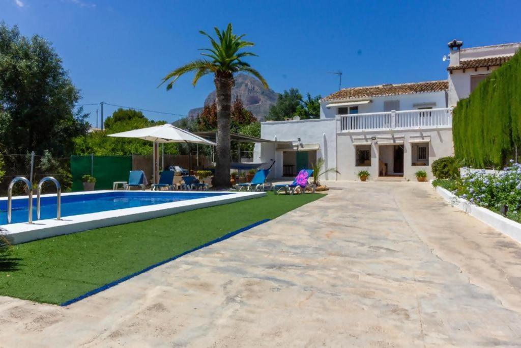 Villa Rustica Con Piscina Privada Хавеа Экстерьер фото